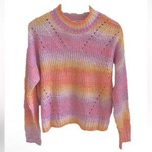Hooked Up by IOT Knitted Acrylic Mock Neck Sweater NWT New- Juniors L